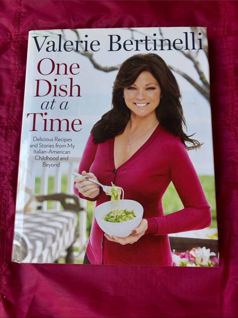 Valerie Bertinelli One Dish at a Time hardback cookbook 242 pgs. Good shape
